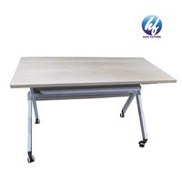 Stylish And Simple White Panel Modern Shaped Mdf Folding In China Wall Corner Desk/computer Table