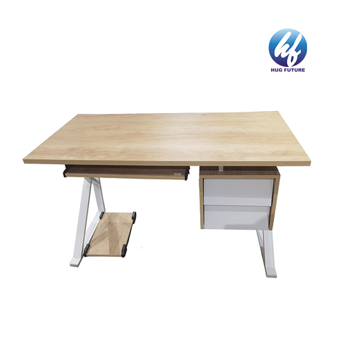 Hot Selling Low Price Modern Study Desk Writing Table Computer Table Desk With Drawer And Cpu Stand
