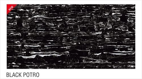 Black Potro Pgvt Tiles