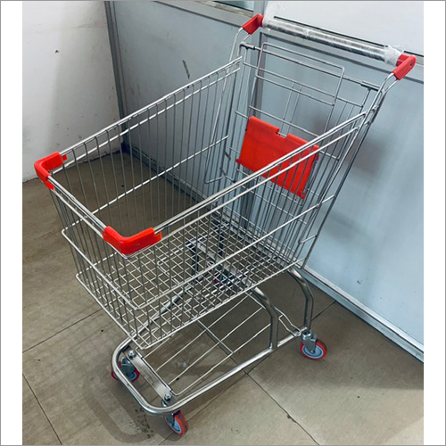 Silver Ss Shopping Trolley