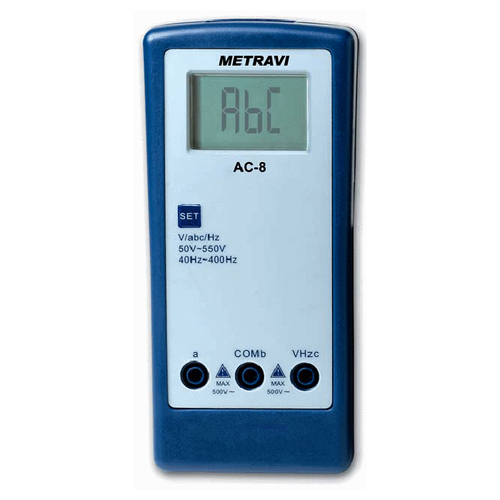 Metravi AC-8 Phase Rotation Indicator Tester