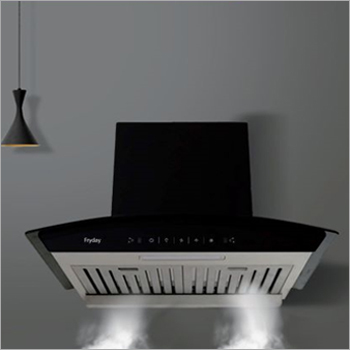 Kitchen Chimney Curved Glass