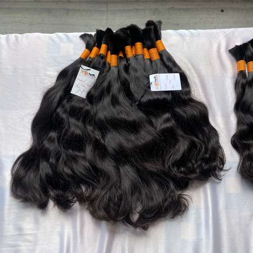 Wholesale factory price 100% natural indian bulk cuticle aligned raw human hair