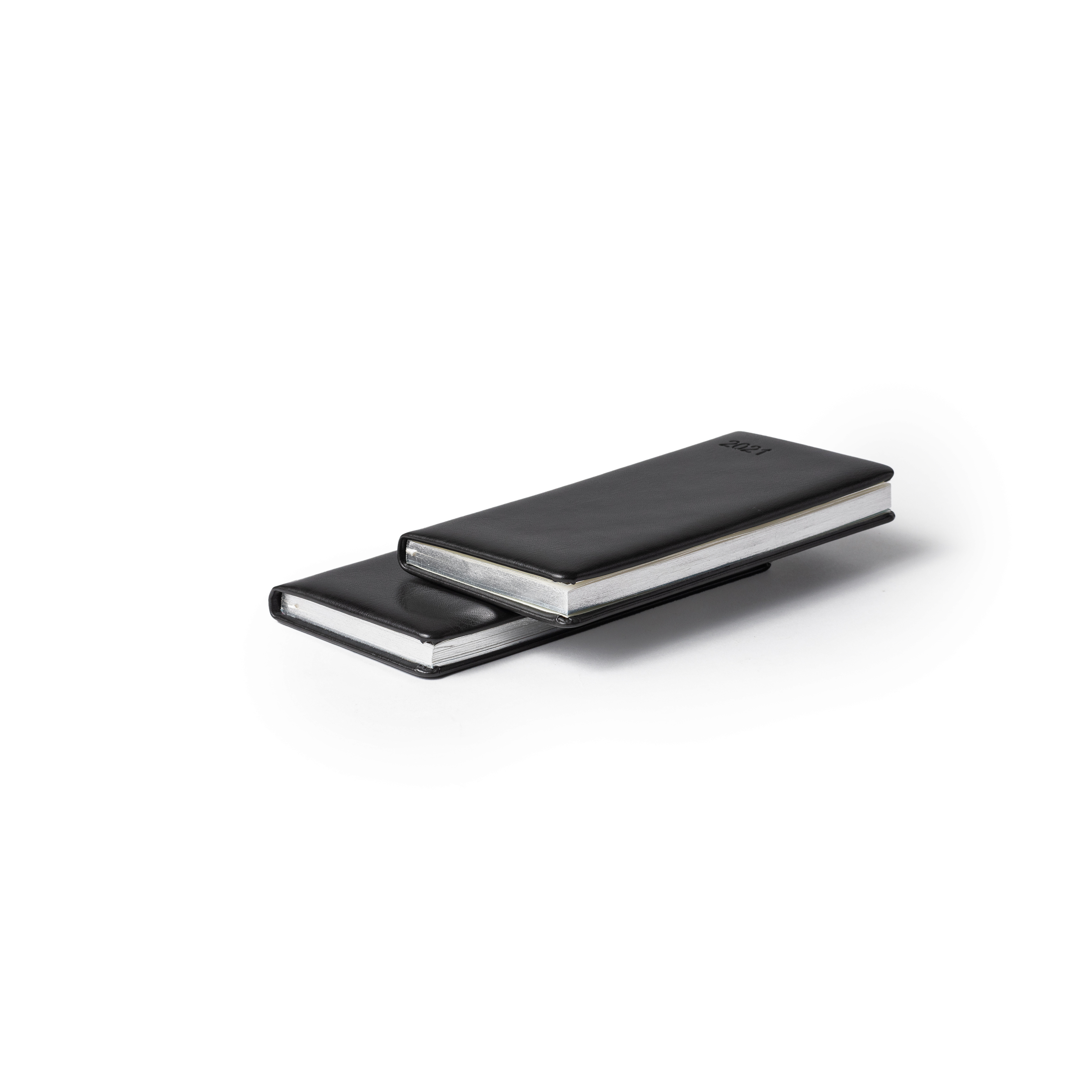 Mahavir Vertical Slim Line Pocket Diary 2022 - Small Size - (Black)