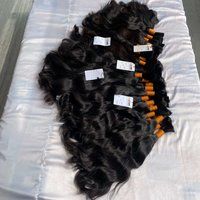 Premium Quality Indian Temple Virgin Brazilian Remy Bulk Human Hair