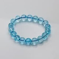 Blue Topaz Agate Bracelet - Polished, 20 Grams | Anti-allergy, Fashionable, Health Benefits, Unisex Design, Ideal For Weddings And Anniversaries
