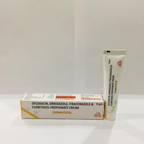 Ofloxacin + Ornidazole + Clobetasol Propionate + Terbinafine Hydrochloride Cream