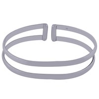 Plain 925 Sterling Solid Silver Bangle