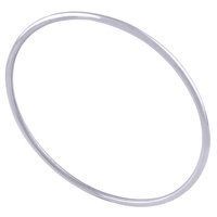 Plain 925 Sterling Solid Silver Bangle