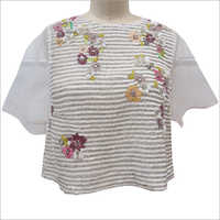 Ladies Embellished Beaded Tops
