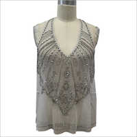 Ladies Sequin Beaded Tops