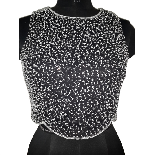Sleeveless Beaded Top