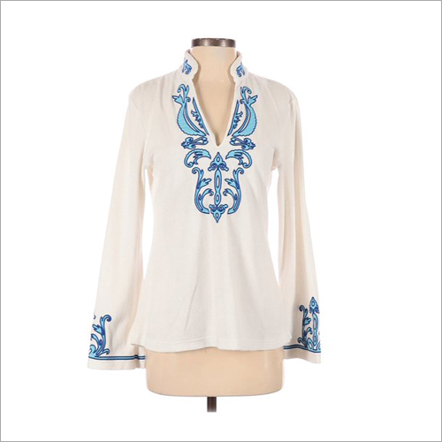 Ladies Cotton Long Sleeve Top