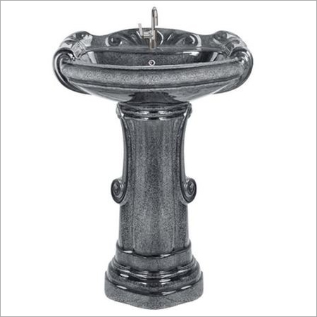 Any Color Rustic Pedestal Wash Basin Set