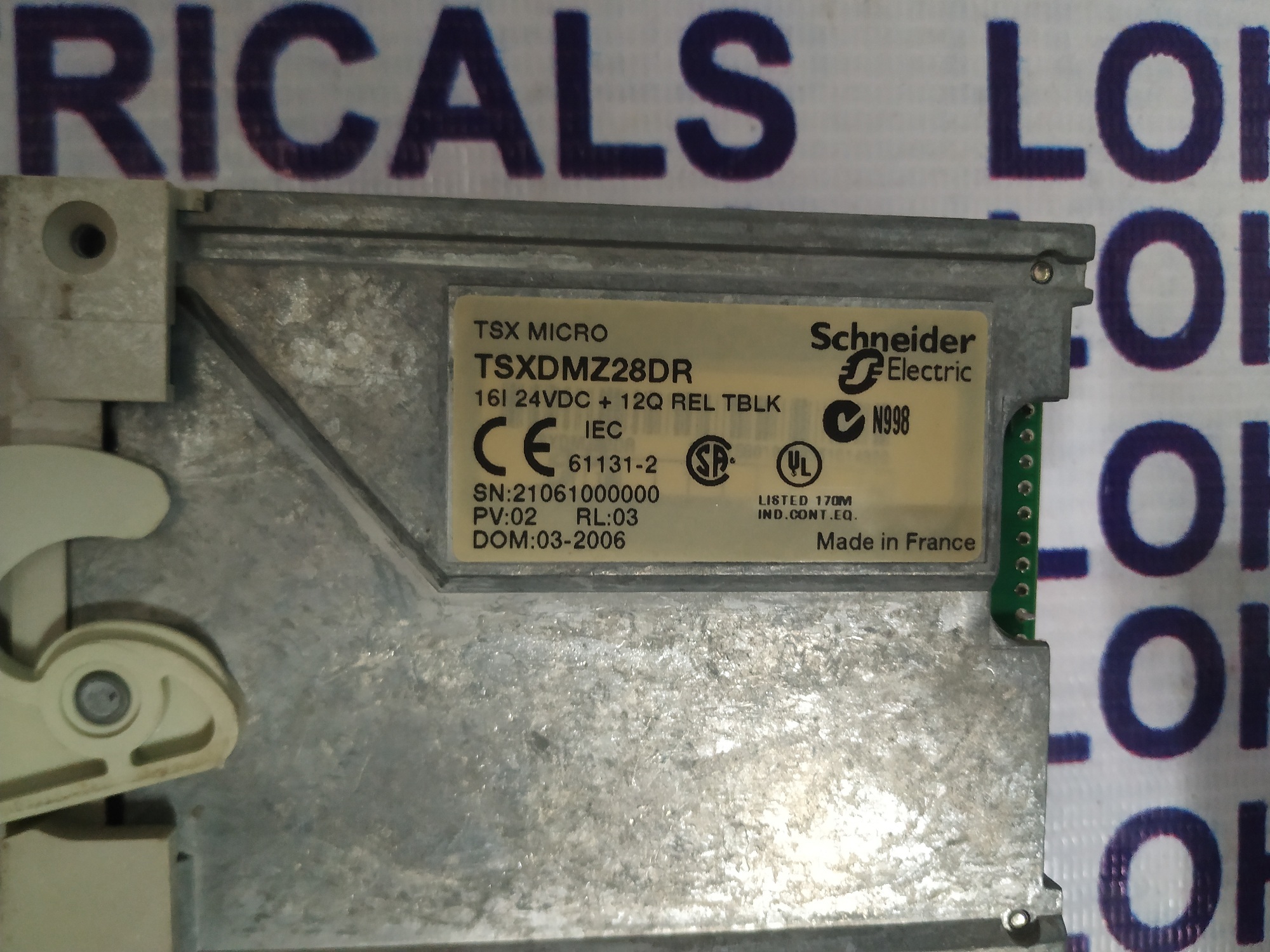 SCHNEIDER LOGIC CONTROLLERS MODULE TSXDMZ28DR