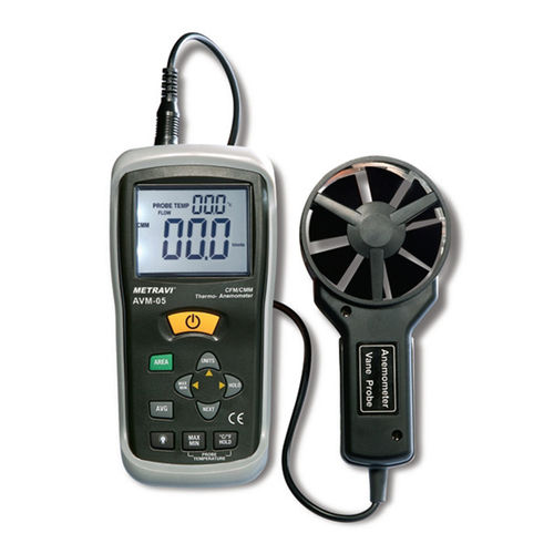 Metravi AVM-05 Thermo Anemometer with CMM and CFM