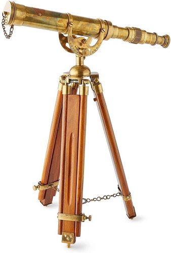 Nickel Plated Stand Telescope  15 Inches Brass Nautical Spyglas
