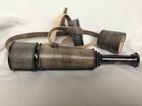 18 inch Nautical Marine Spyglass WW1 Brass Telescope with Leather case