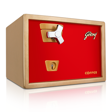 Godrej Safe Locker Premium Coffer V1 Red