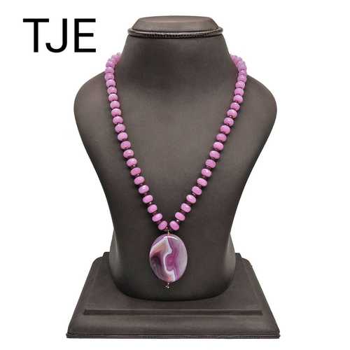 Pink Quartz Necklace