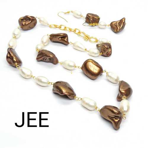 Fresh Water Pearl Necklace Set