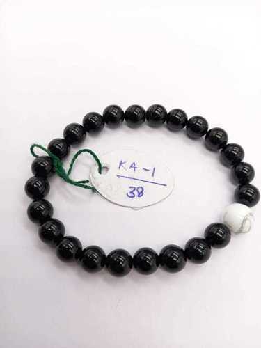Black Onyx With Howlite Bracelet
