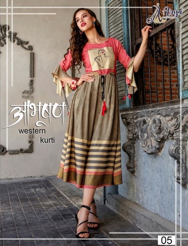 Indo Western Kurti Buy Latest Indo Western Kurtis Online in India  Utsav  Fashion