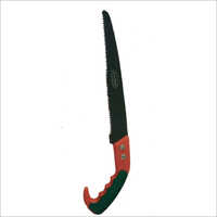 Pruning Saw - High Quality Pvc Handle, Black And Red Color, Effective Wood Cutting Tool