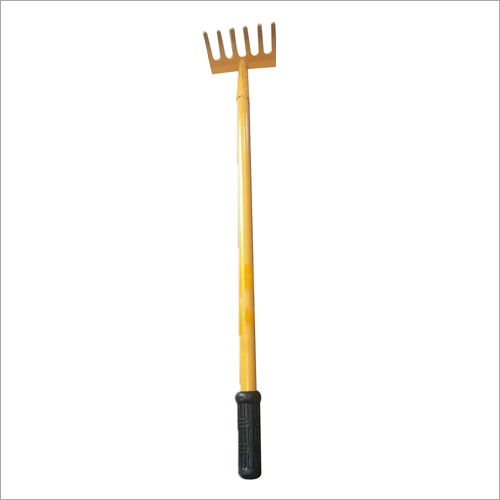 6 Teeth With 24 inch Garden Rake With Pipe Handle