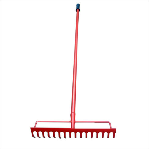 48 Inch 16 Teeth Garden Rake With Handle