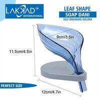 Leaf Shape Soap Dani (Self Draining Holder For Bathroom)