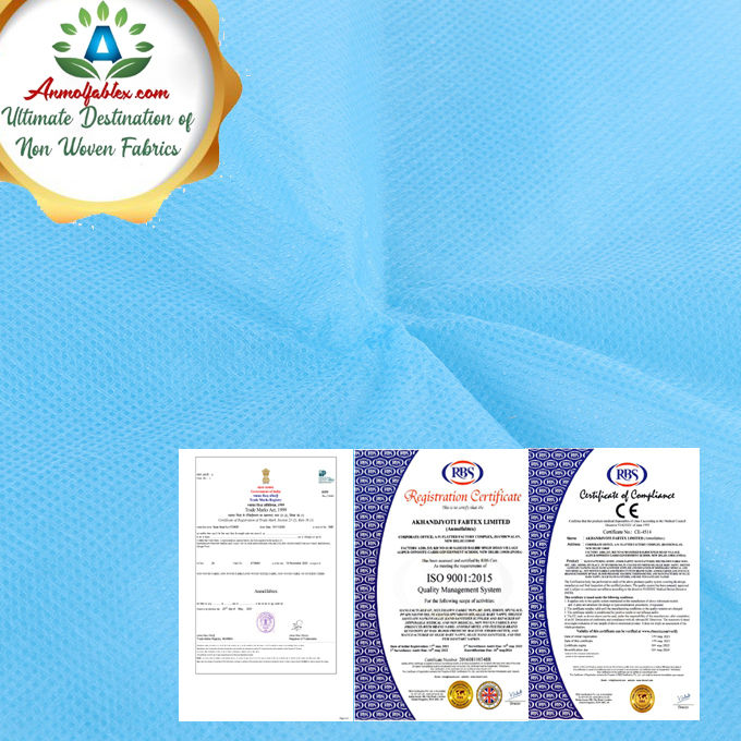 100% VIRGIN PRODUCT OF SSMMS NON WOVEN FABRIC