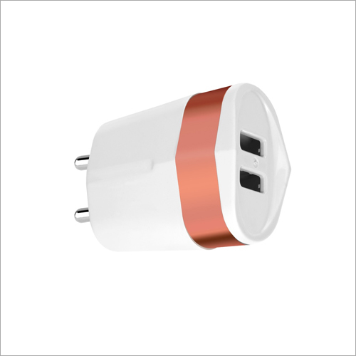 AMP Double USB Charger Adapter - White | Fast Charging, High Energy Efficiency, Voltage Fluctuation Resistant for Longevity