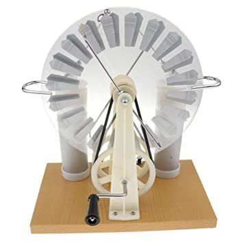 White And Blue Wimshurst Electrostatic Generator