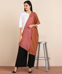 Pashmina Fine Wool Reversible Stole For Women