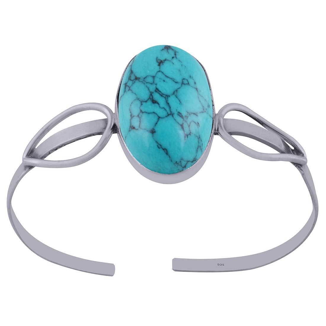 Amethyst Natural Gemstone Oval 925 Sterling Solid Silver Handmade Bangle