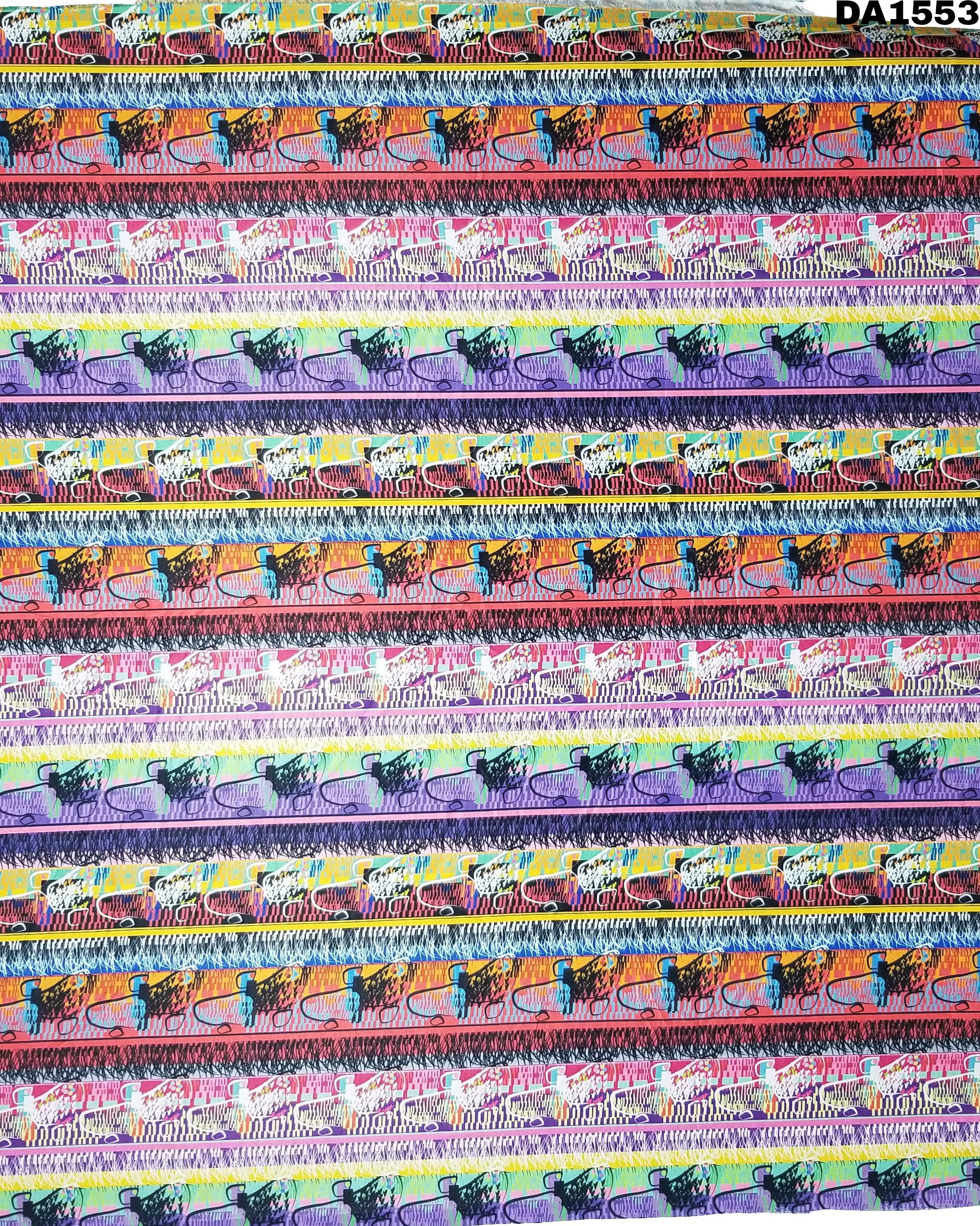 Beautiful Digital Print Design On Khadi Rayon Fabric