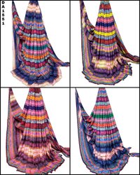 Beautiful Digital Print Design On Khadi Rayon Fabric