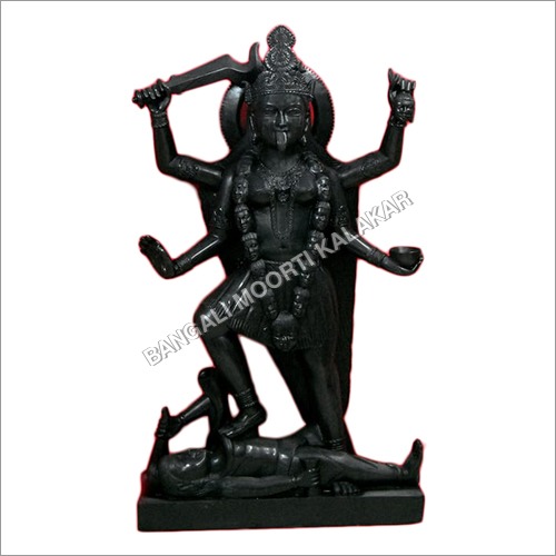 Marble Black Mahakali Statue By BANGALI MOORTI KALAKAR