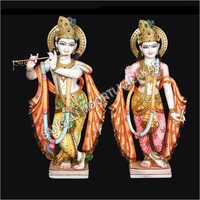 Marble Radha Krishna Statue