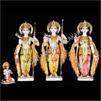 Marble Colored Ram Darbar Statue