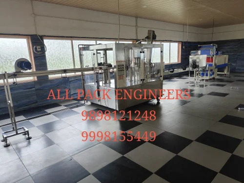 Industrial Mineral Water Bottle Filling Machine - Stainless Steel, Full Automatic, Electric Drive | High Purity Level, 50 TDS Water Out Conductivity, 1000 TDS Water In Conductivity