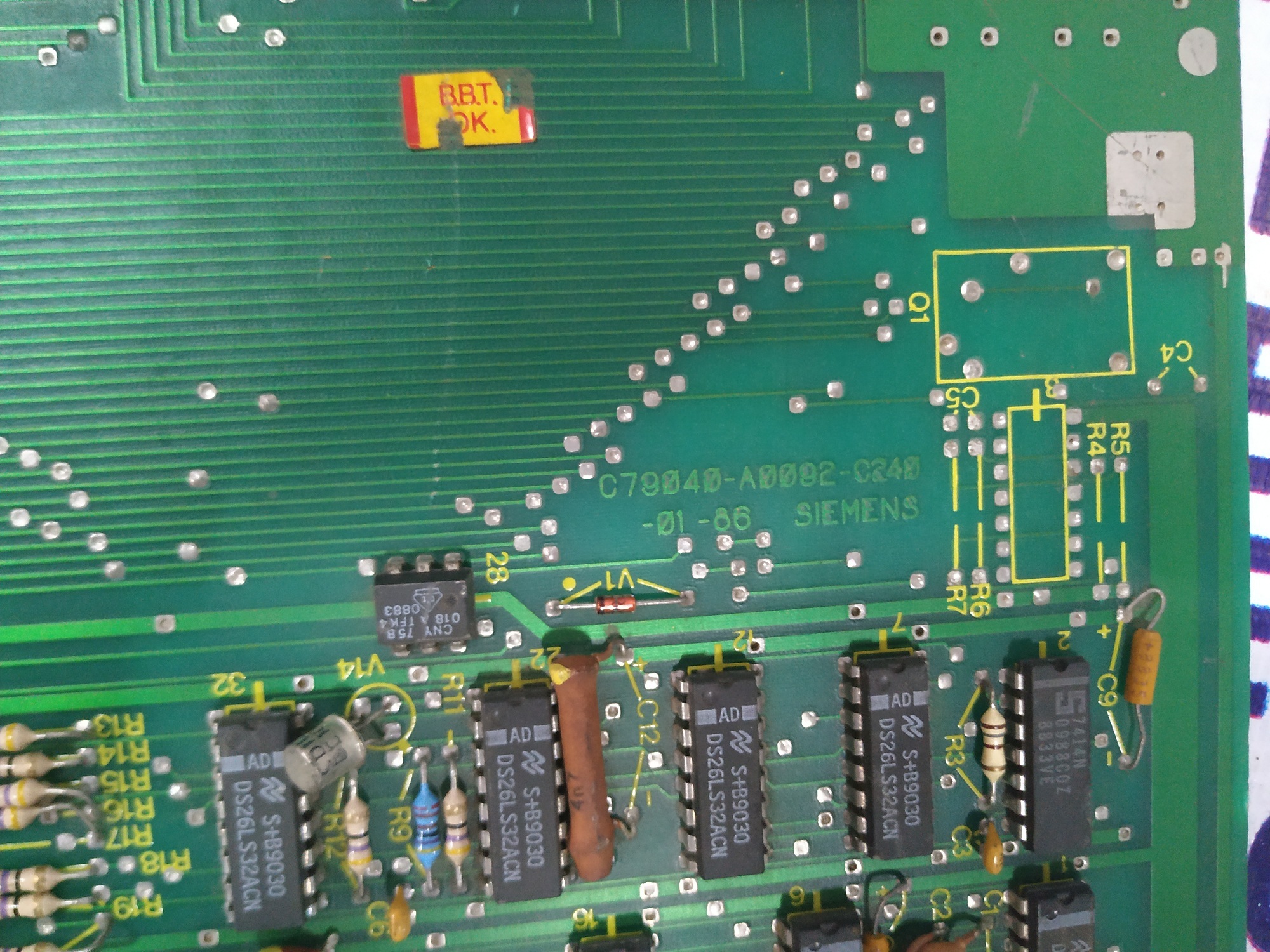 SIEMENS I/O MODULE C79040-A0092-C240