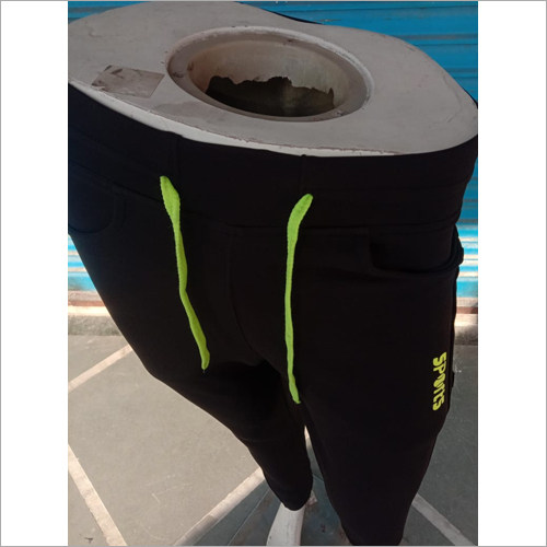Mens Cotton Lower - Cotton, Sizes L, XS, S, M, XL, Color: Black | Breathable, Cool Dry, Washable, Designer Look, Comfortable, Skin Friendly