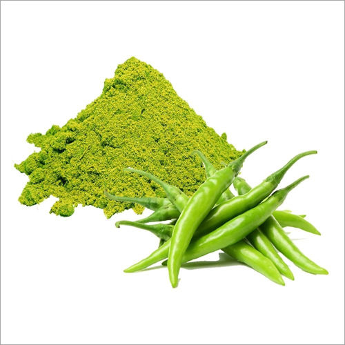 Dehydrated Green Chili Powder