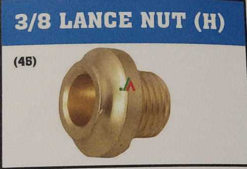 3/8 Brass Lance Nut (H)