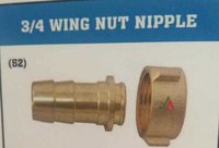 3/4 Brass Wing Nut Nipple