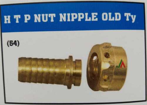 HTP Brass Nut Nipple Old Ty
