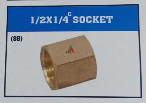 1/2 x 1/4 Brass Socket