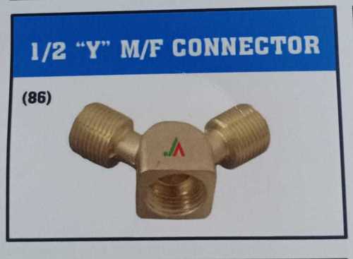 1/2 Y M/F Brass Connector